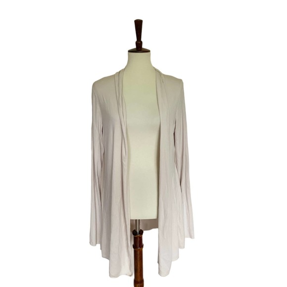 PJ Harlow Amelia Cardigan Rib Knit Long-Sleeve Cardigan With Merrow Edge… - Picture 1 of 4
